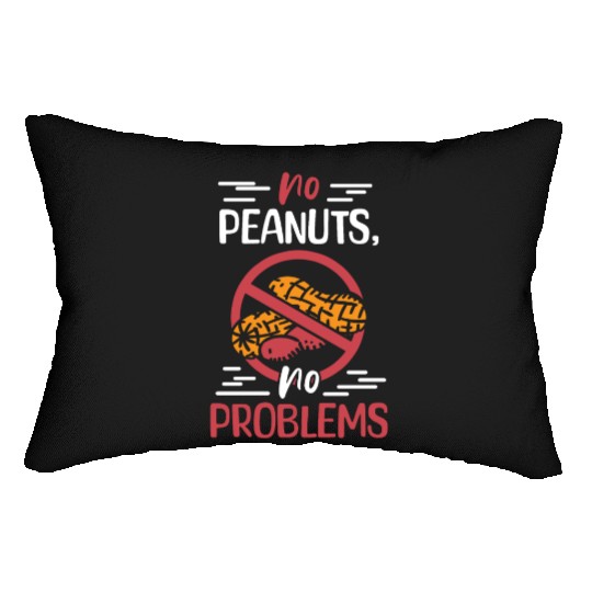 No Peanuts No Problems Peanut Allergic Lumbar Pillows