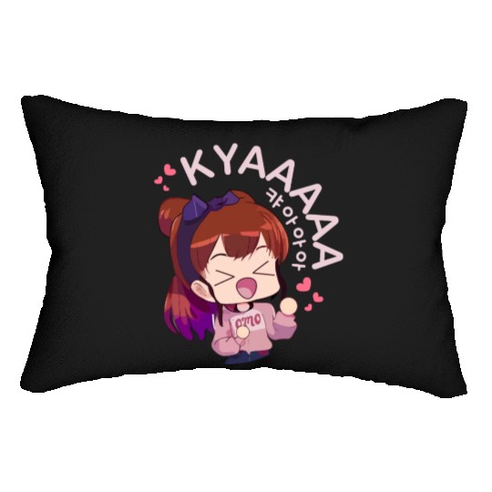 Kyaa Funny KPOP Anime Chibi Korean Pop Music Lumbar Pillows