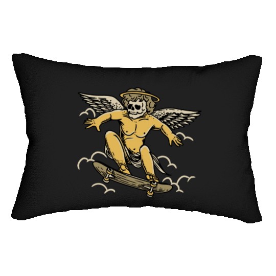 Cupid Skateboard Lumbar Pillows