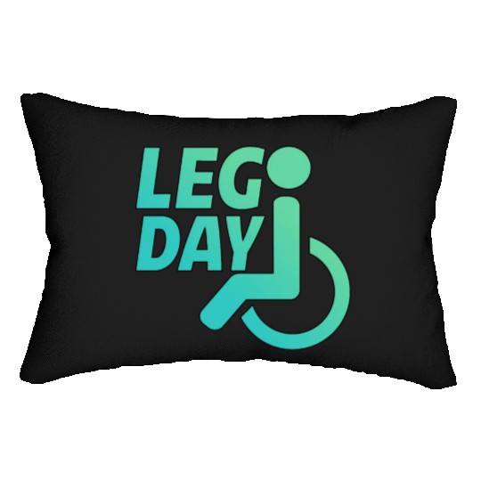 Leg Day Handicapped Wheelchair 22 Lumbar Pillows