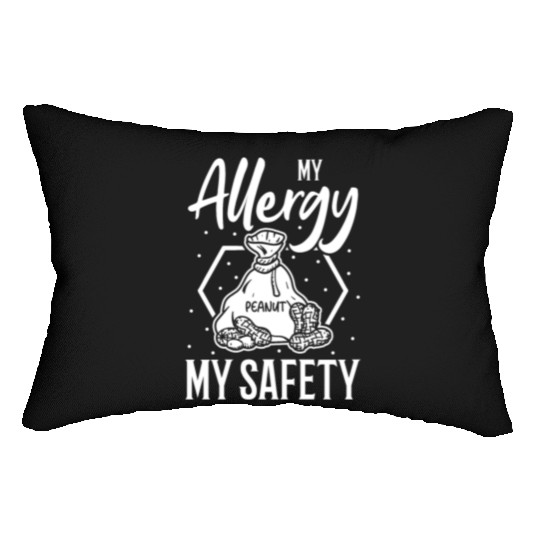 My Allergy My Safety Peanut Allergic Lumbar Pillows