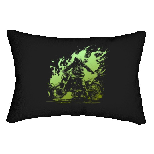 Motorcycle Passion gazoline In The Veins Lumbar Pillows