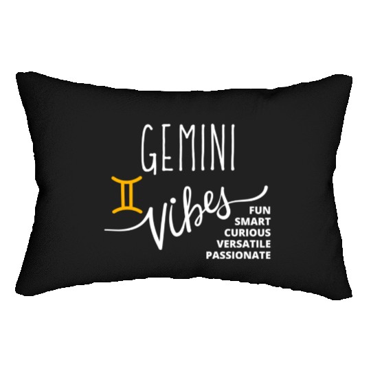 Gemini: Embrace Your Dual Nature with this Fun and Lumbar Pillows