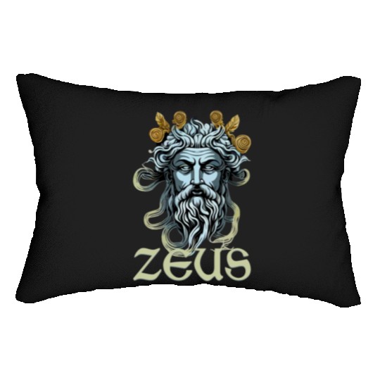 Greek God Zeus Greece Ancient Mythology Lumbar Pillows