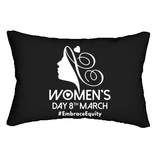International Women's Day 8 March IWD Embrace Lumbar Pillows