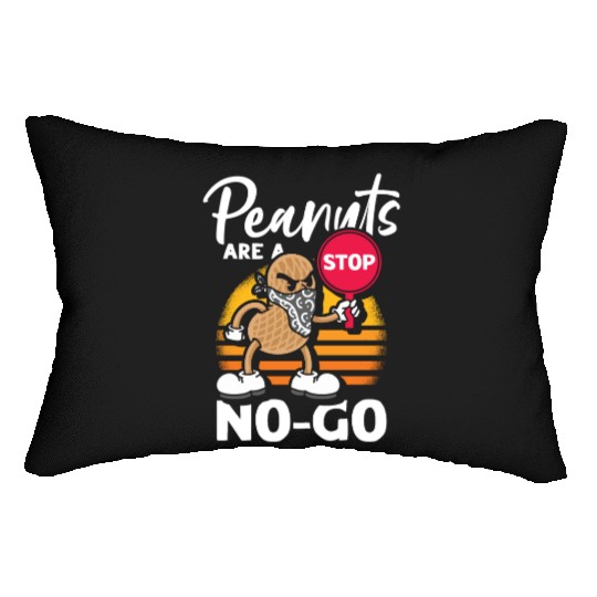 Peanuts Are A No-Go Peanut Allergic Lumbar Pillows
