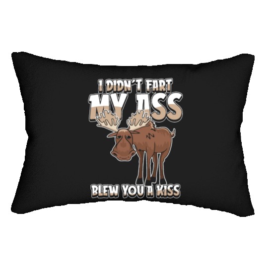 Moose Elk Funny Lumbar Pillows