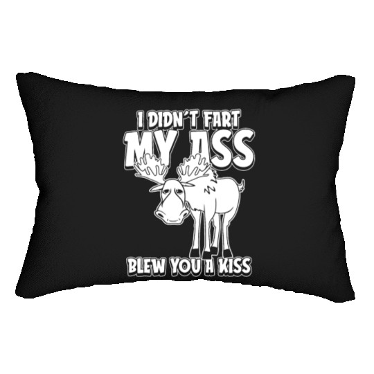 Moose Elk Funny Lumbar Pillows