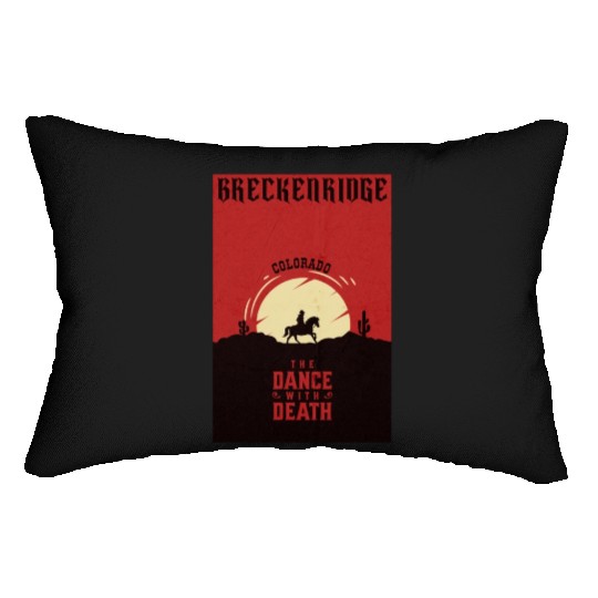 Breckenridge Colorado wild west town Lumbar Pillows