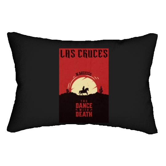 Las Cruces New Mexico wild west town Lumbar Pillows