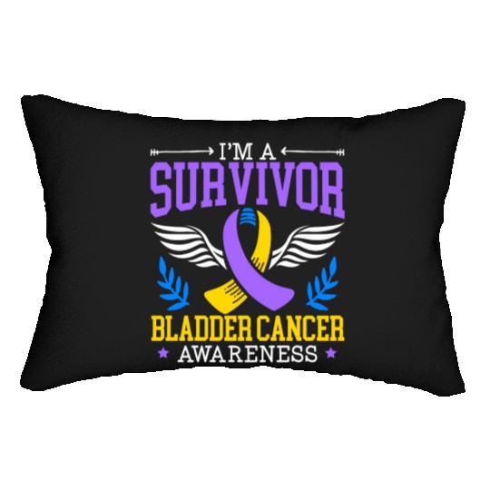 Bladder Cancer Survivor Bladder Cancer Awareness Lumbar Pillows