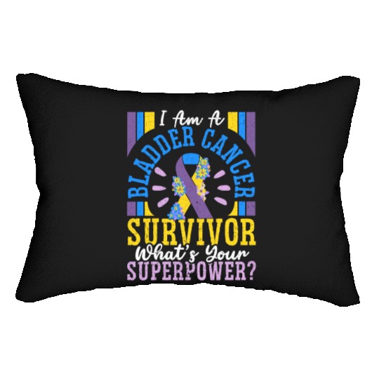 Bladder Cancer Survivor Bladder Cancer Awareness Lumbar Pillows