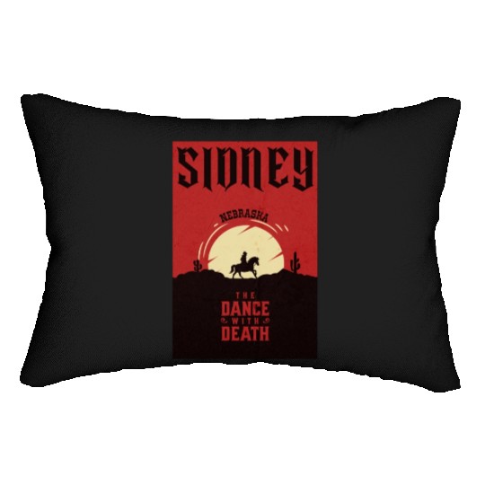 Sidney Nebraska wild west town Lumbar Pillows