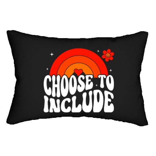 Choose To Include For Autism Teacher Lumbar Pillows