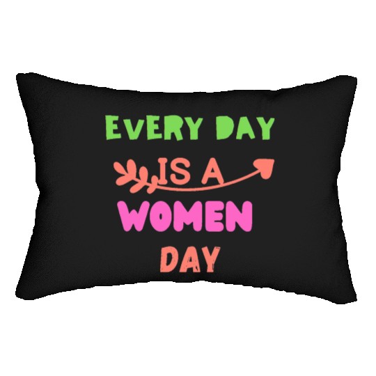 Embrace Equity Happy Women's DaY Lumbar Pillows