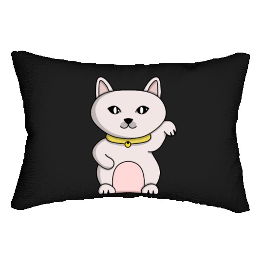 Magic Lucky Cat Lumbar Pillows