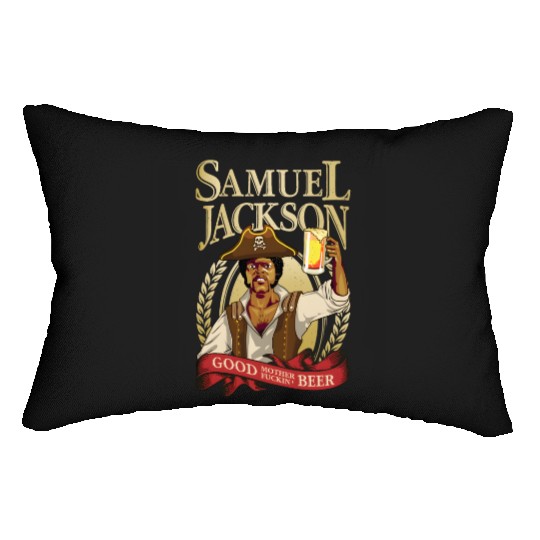 Raise a Glass with Samuel L Jackson Lumbar Pillows