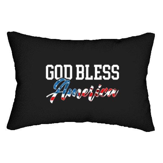 Patriotic America USA Flag 4th Of July American Lumbar Pillows