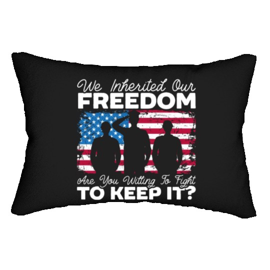 Patriotic America USA Flag 4th Of July American Lumbar Pillows