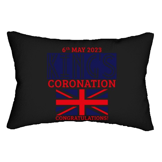 King’s Coronation, 6th May 2023 Congratulations, N Lumbar Pillows