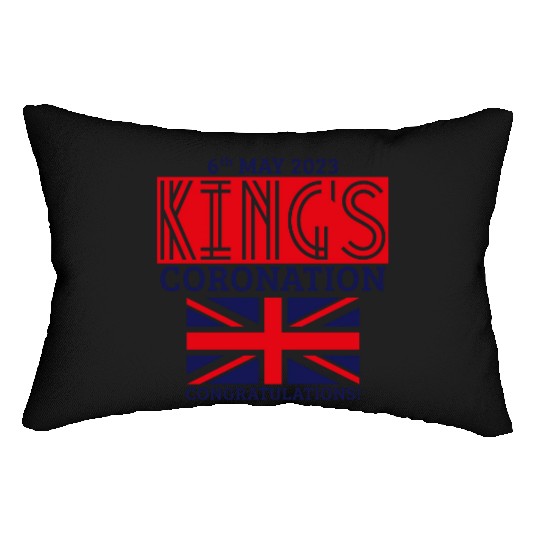 King’s Coronation, 6th May 2023 Congratulations, R Lumbar Pillows