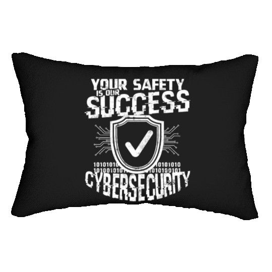 Cyber Security Cyber Hacker Analyst Programmer Lumbar Pillows