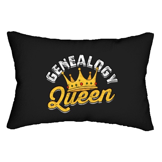 Genealogy Family Historian Ancestry Genealogist Lumbar Pillows