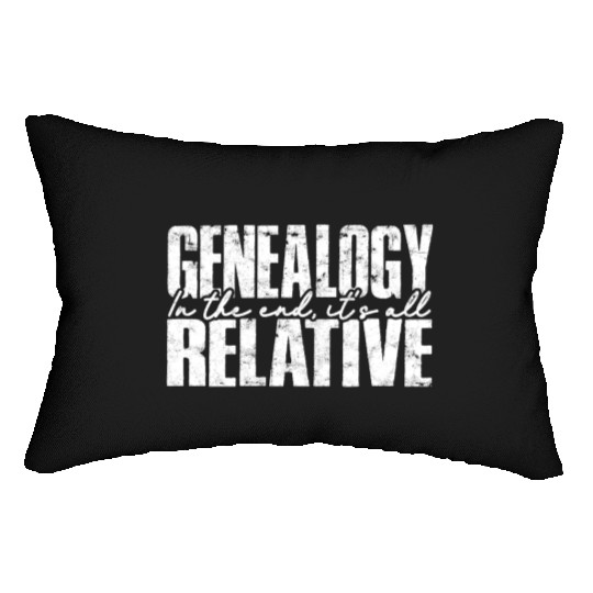 Genealogy Family Historian Ancestry Genealogist Lumbar Pillows