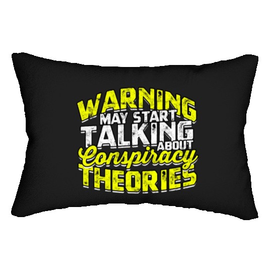 Conspiracy Theorist Theory Science Fiction Lumbar Pillows