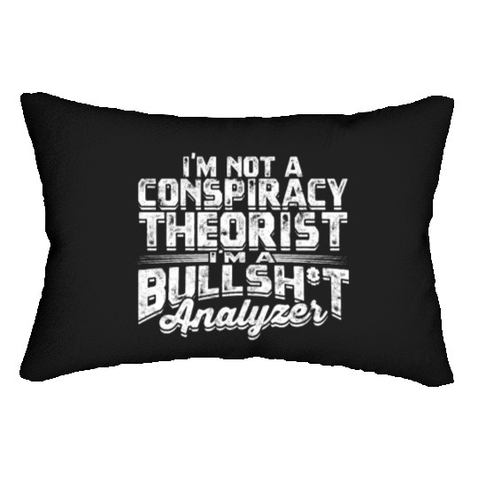 Conspiracy Theorist Theory Science Fiction Lumbar Pillows