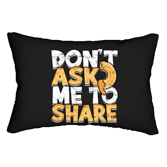 Mac N' Cheese Taster Pasta Food Macaroni Lumbar Pillows