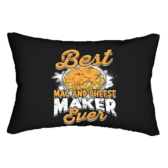 Mac N' Cheese Taster Pasta Food Macaroni Lumbar Pillows