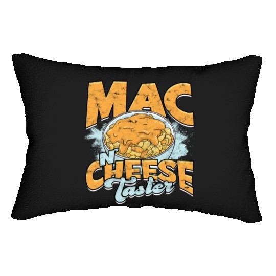Mac N' Cheese Taster Pasta Food Macaroni Lumbar Pillows