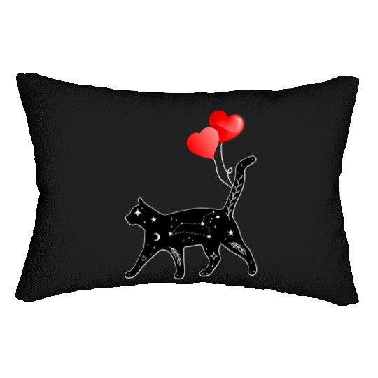 Funny Sarcasm Vintage Mystic Black Cat Lover Women Lumbar Pillows