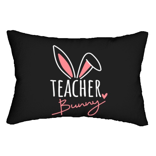 Easter Teacher Bunny Lumbar Pillows