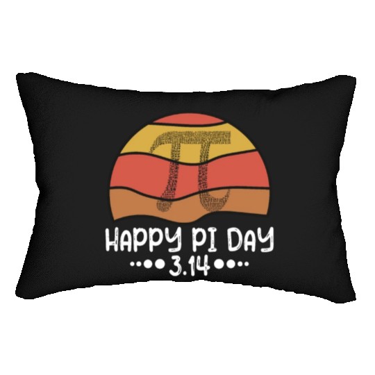 Happy Pi Day 3 14 Math Teacher Lumbar Pillows