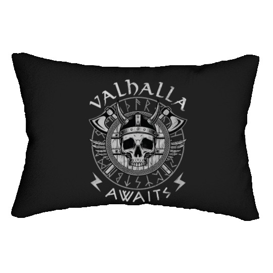Valhalla awaits Lumbar Pillows