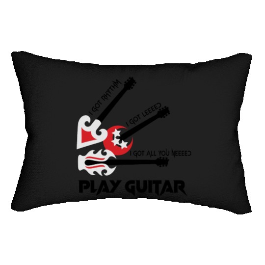 PLAY GUITAR Lumbar Pillows