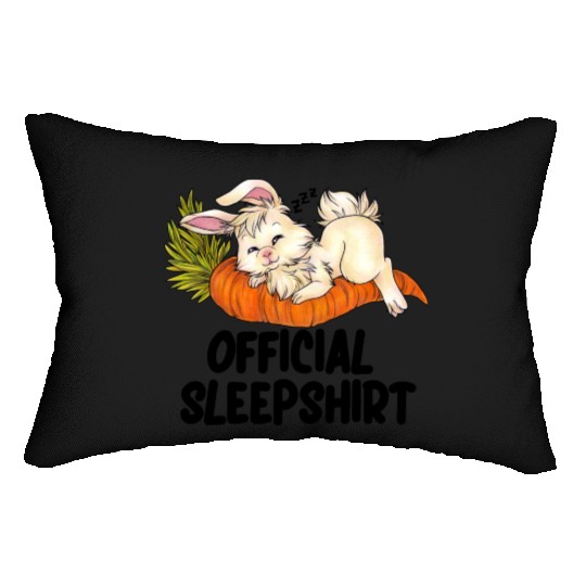 Sleep Lumbar Pillows Sleeping Cute Bunny Chibi Rabbit