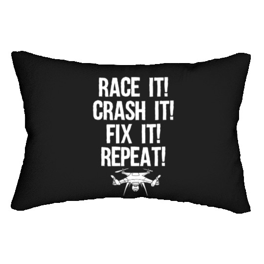 Funny Drone Racing Design Men Women Drone Pilot R Lumbar Pillows