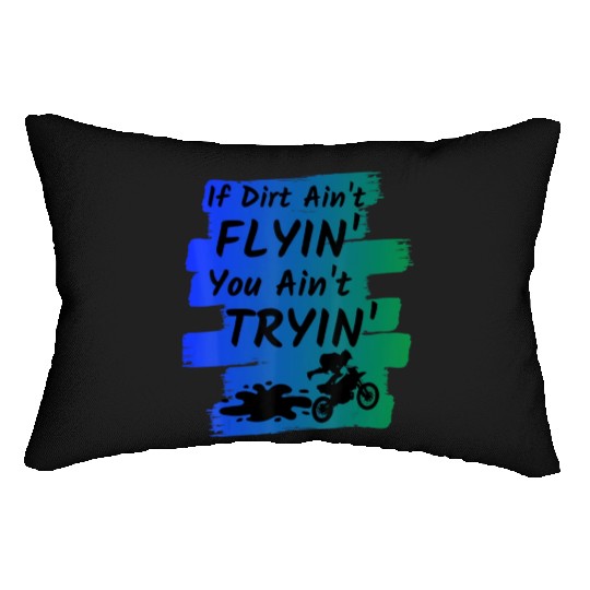 Funny Dirt Bike Gift Supercross Motocross Riders Lumbar Pillows