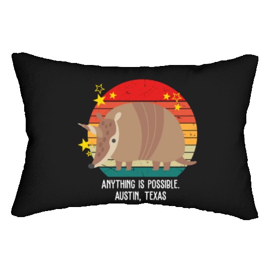 Anything Is Impossible. Austin, Texas Apparel Lumbar Pillows