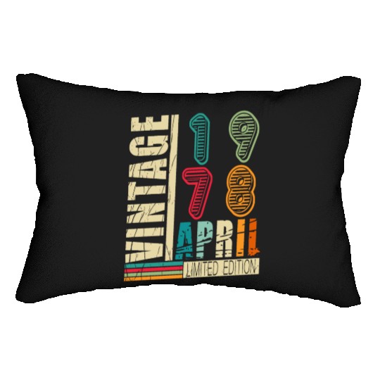 Month of birth April 1978 Lumbar Pillows