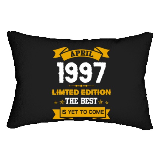 April 1997 Birthday Surprise Lumbar Pillows