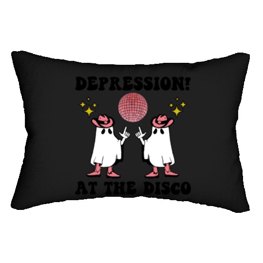 Depression At The Disco Lumbar Pillows