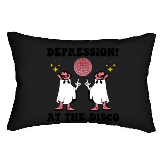 Depression At The Disco Lumbar Pillows