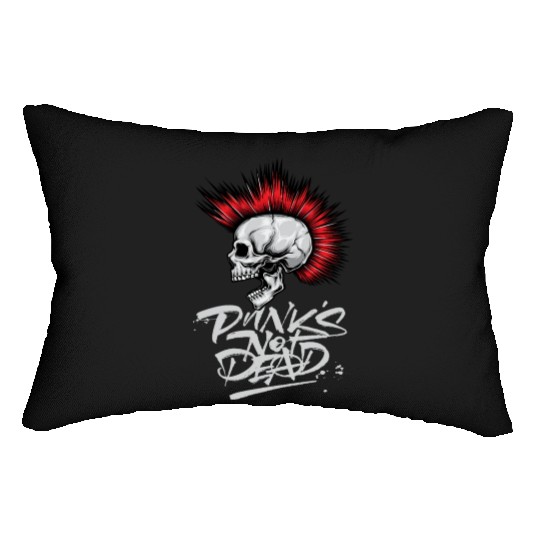 skeleton Bone Skull Punk Rock Band Metal Music Lumbar Pillows
