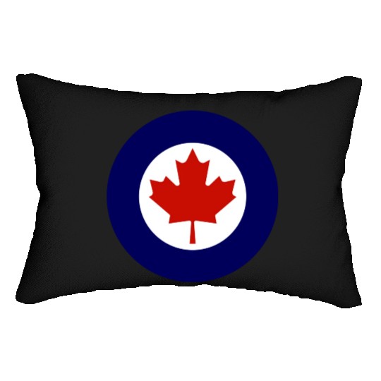 Canadian Air Force Current Emblem Lumbar Pillows