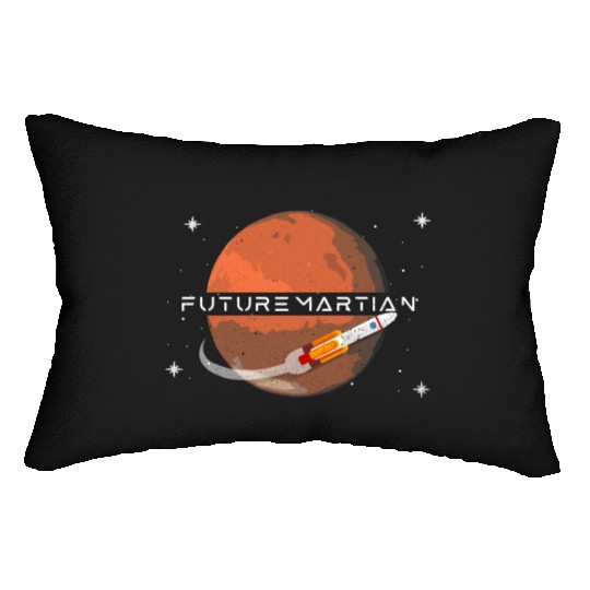 Future Martian Mars Planet Space Lover Lumbar Pillows