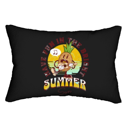 Have fun in the bright summer sun Lumbar Pillows
